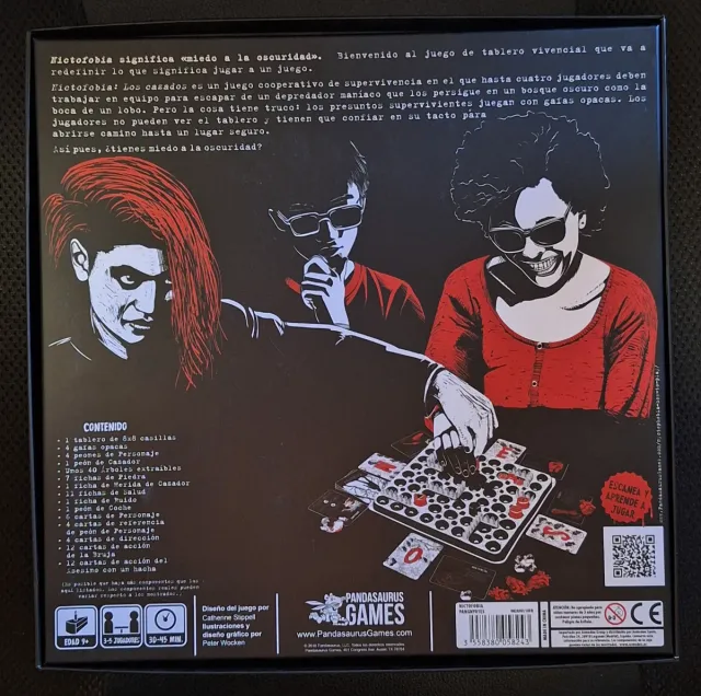 Juego de mesa Nictophobia: Los Cazados