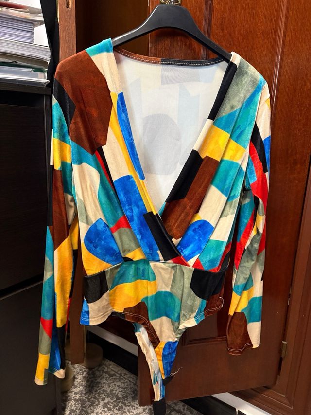 Body estampado multicolor