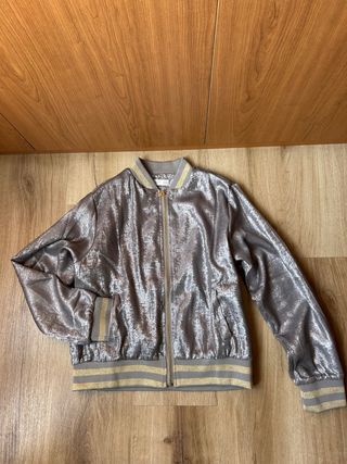 Cazadora Lilyrose plateada y dorada