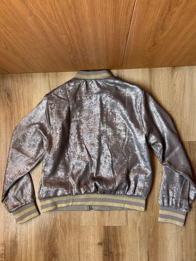 Cazadora Lilyrose plateada y dorada