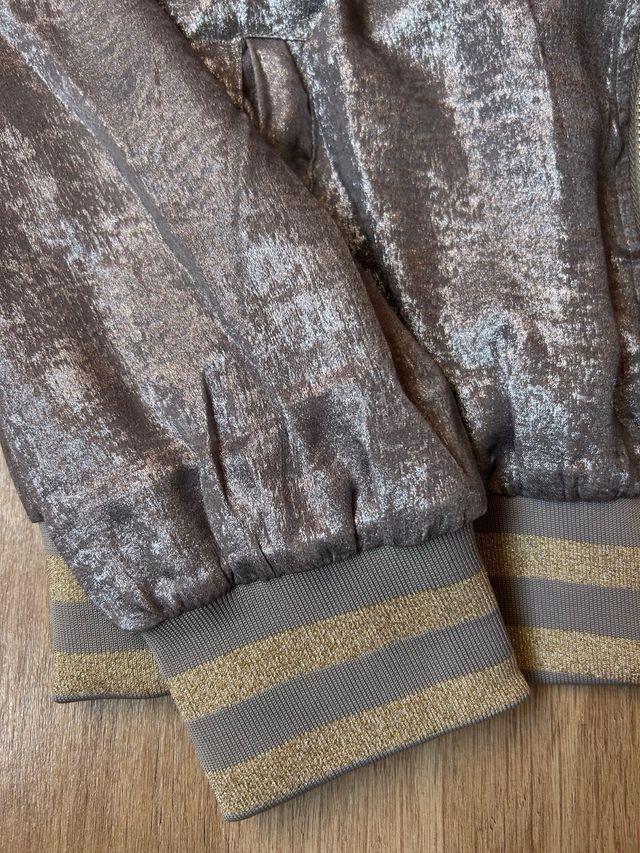 Cazadora Lilyrose plateada y dorada