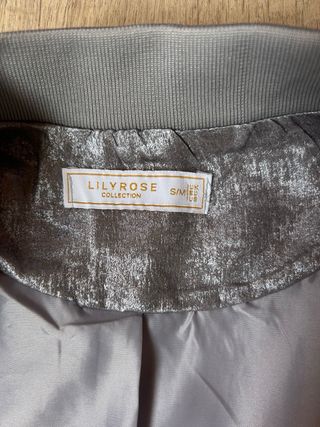 Cazadora Lilyrose plateada y dorada