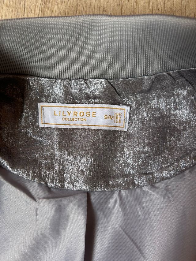 Cazadora Lilyrose plateada y dorada