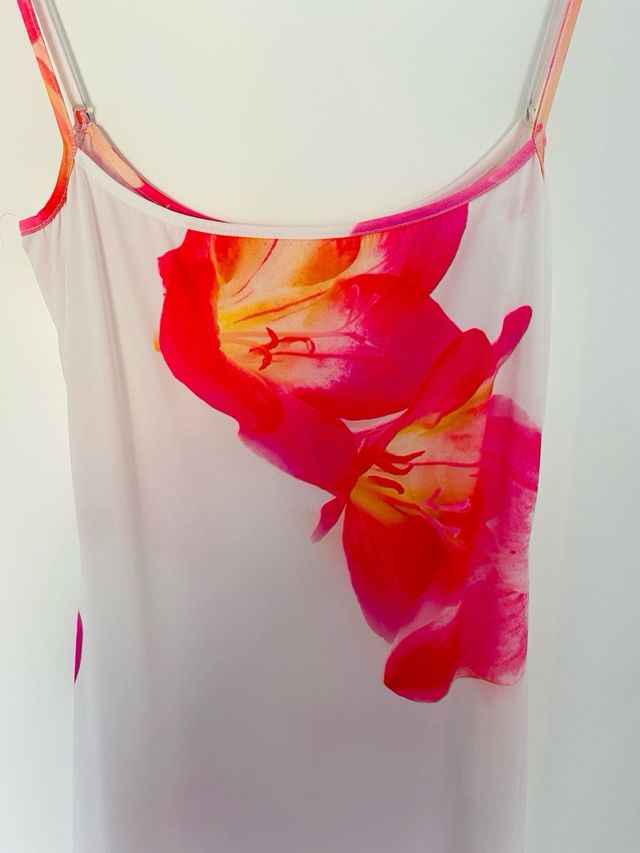 Vestido largo estampado floral