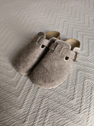 Zuecos fieltro Zara Home Talla 35