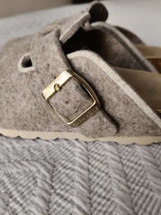 Zuecos fieltro Zara Home Talla 35