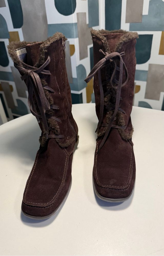 Botas Tommy Hilfiger ante marrones T39