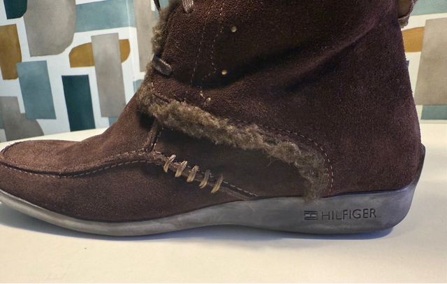 Botas Tommy Hilfiger ante marrones T39