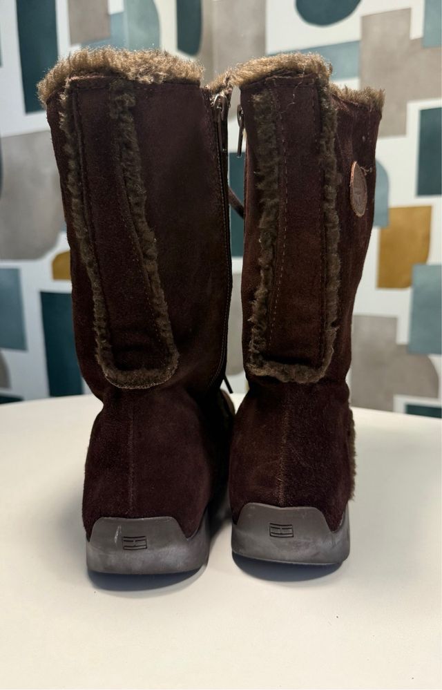 Botas Tommy Hilfiger ante marrones T39
