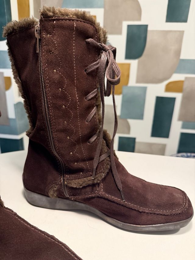 Botas Tommy Hilfiger ante marrones T39