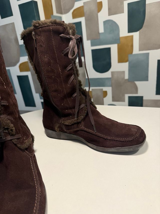 Botas Tommy Hilfiger ante marrones T39