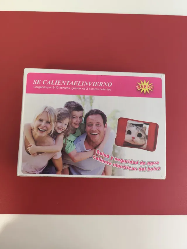 Cojín Caliente Eléctrico Rojo