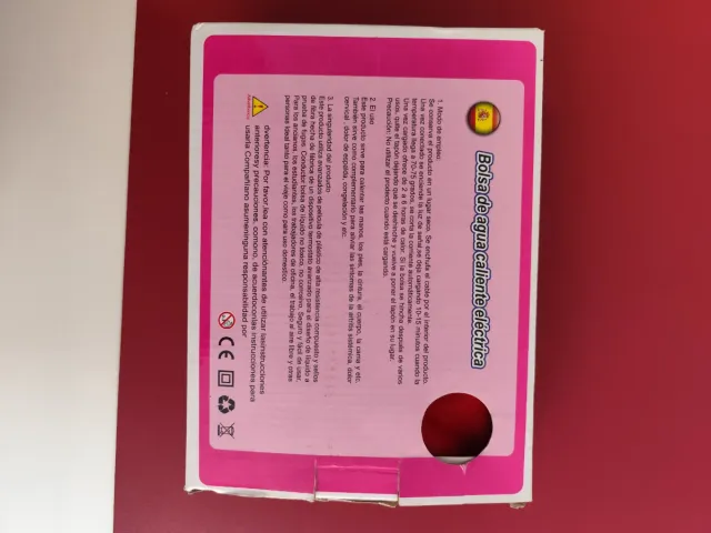 Cojín Caliente Eléctrico Rojo