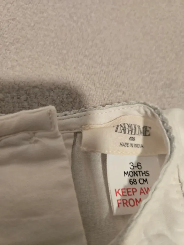 Set blusa e copriscarpe bianco Zara