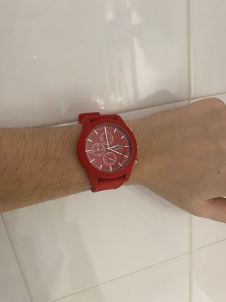 Reloj Lacoste Rojo y Blanco