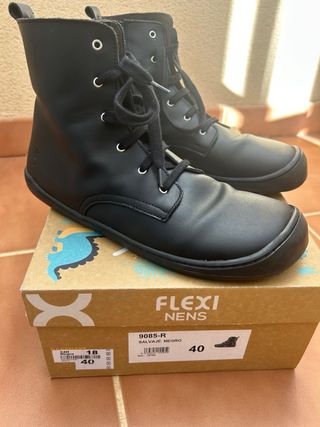 Botas barefoot Flexinens Talla 40 Negras