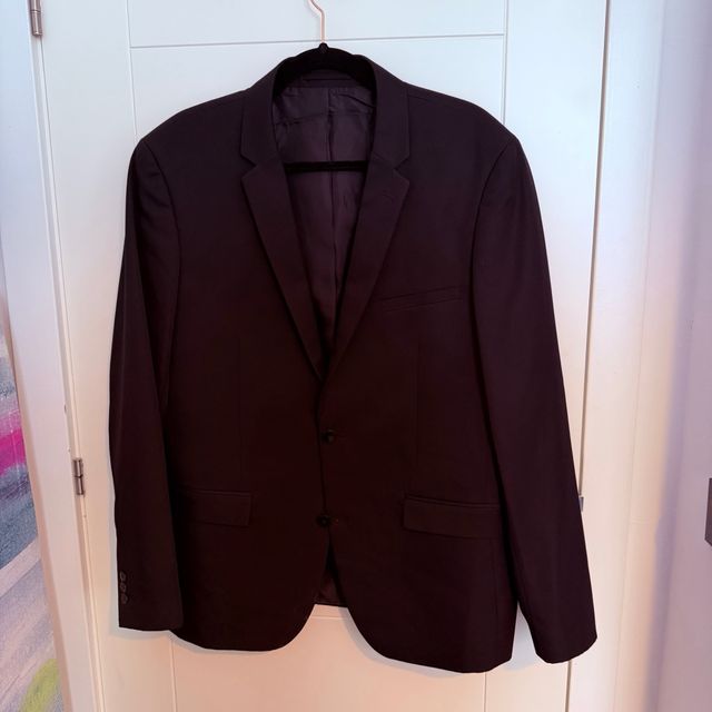 Chaqueta de traje negra