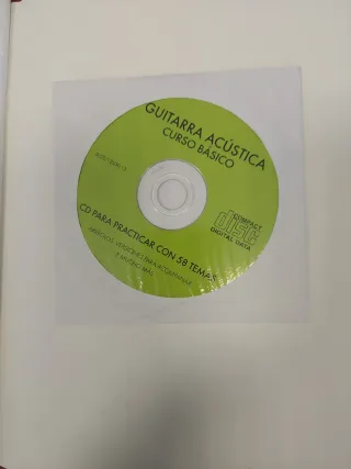 Libro Guitarra Acústica Curso Básico + CD