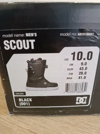 Botas Snowboard DC Scout Talla 43