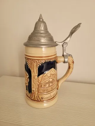 Boccale birra tedesco King fatto a mano