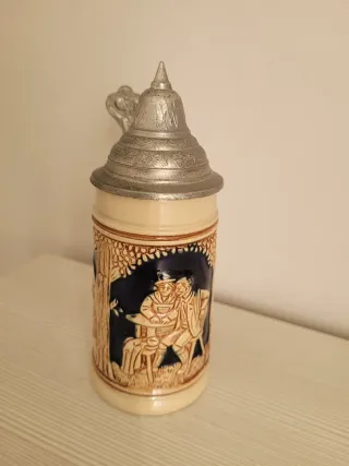 Boccale birra tedesco King fatto a mano