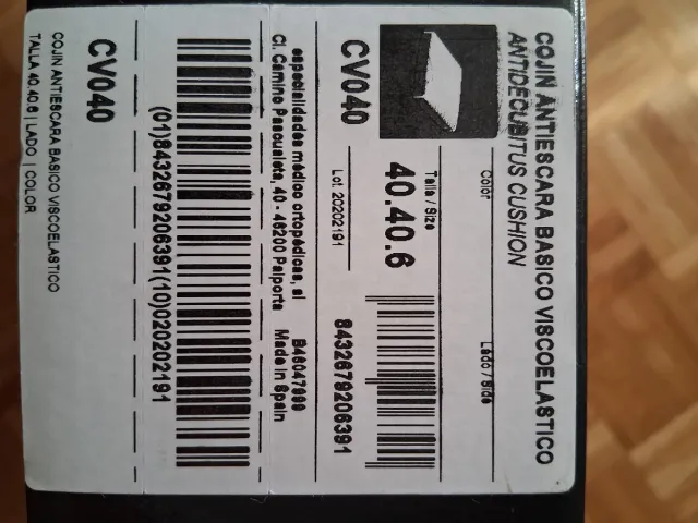 Cojín antiescaras Lifecare