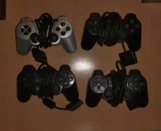 4 Mandos PlayStation 2 (PS2) Sony