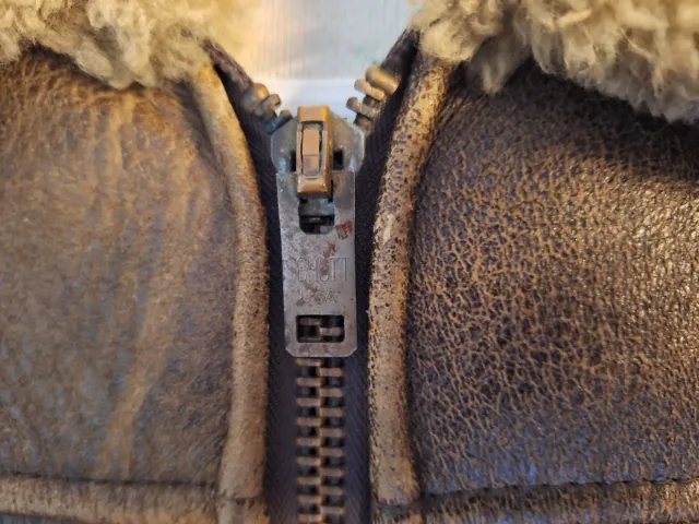 Cazadora Bomber Schott Piel Marrón Talla L
