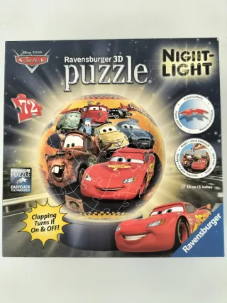 Puzzle 3D Ravensburger Cars Night Light