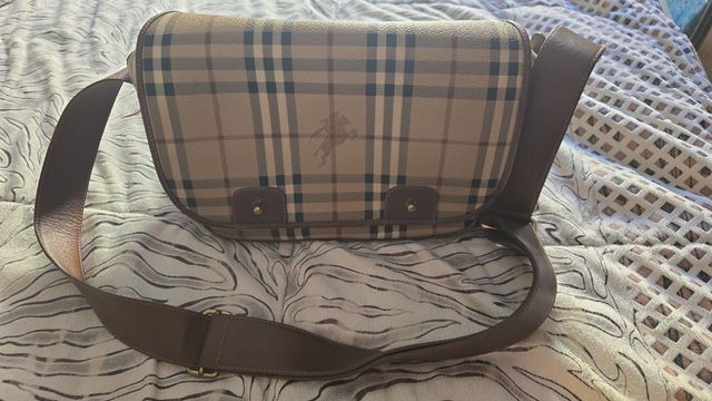 Borsa Burberry a tracolla tartan