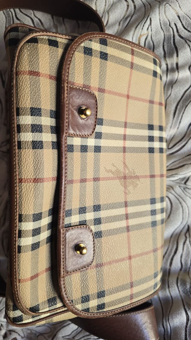 Borsa Burberry a tracolla tartan