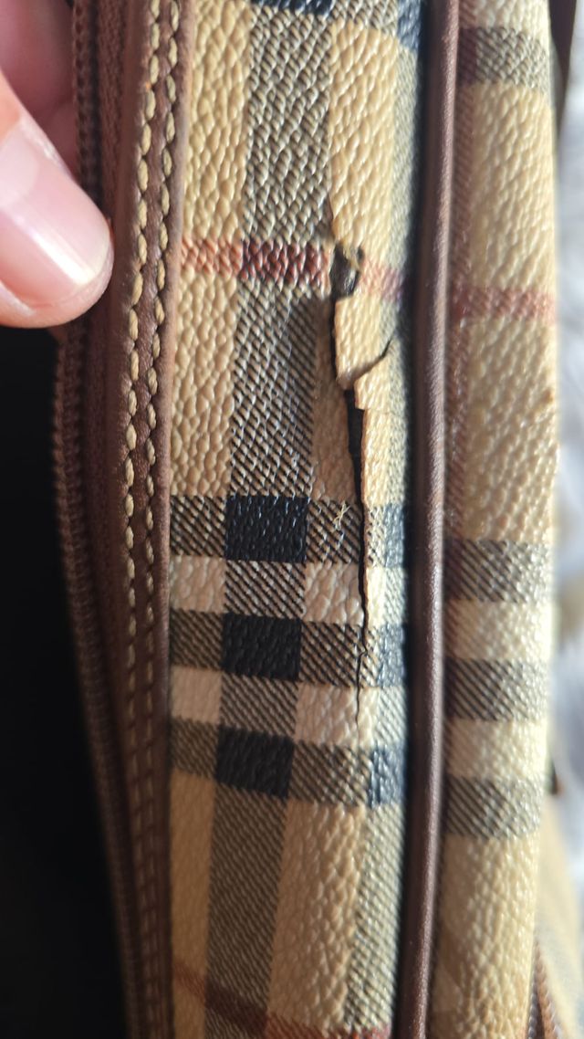 Borsa Burberry a tracolla tartan