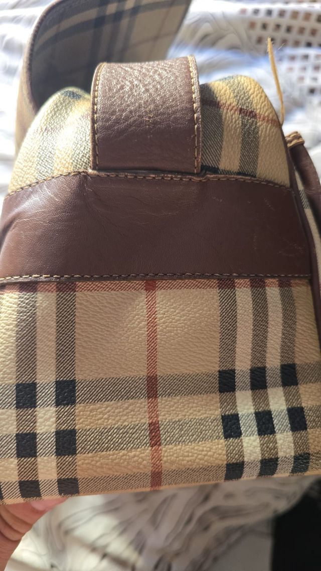 Borsa Burberry a tracolla tartan