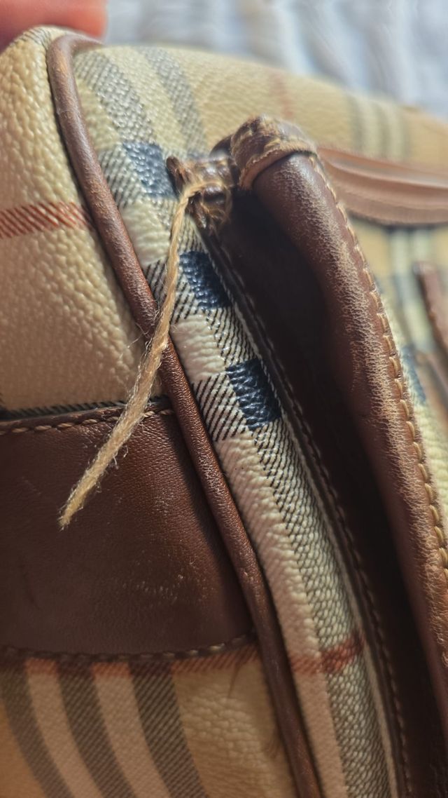 Borsa Burberry a tracolla tartan