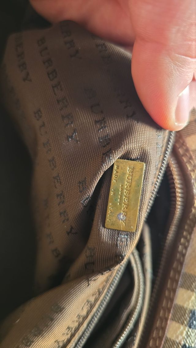 Borsa Burberry a tracolla tartan