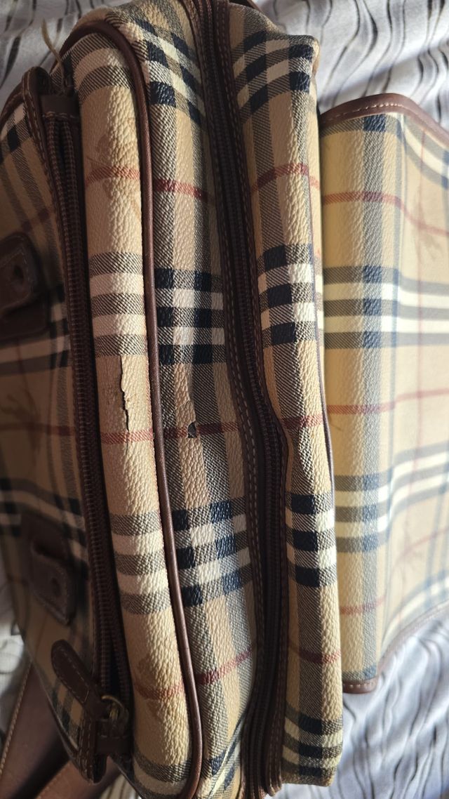 Borsa Burberry a tracolla tartan