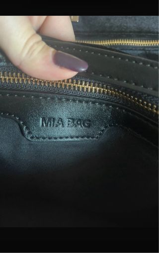 Borsa MIA BAG nera in velluto trapuntato