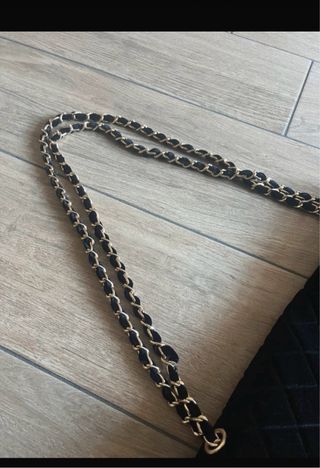 Borsa MIA BAG nera in velluto trapuntato