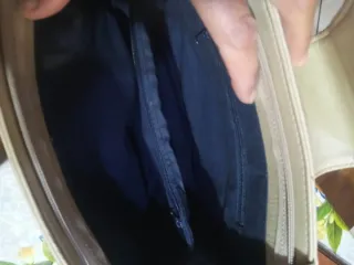 Borsa a spalla vintage Valentino beige