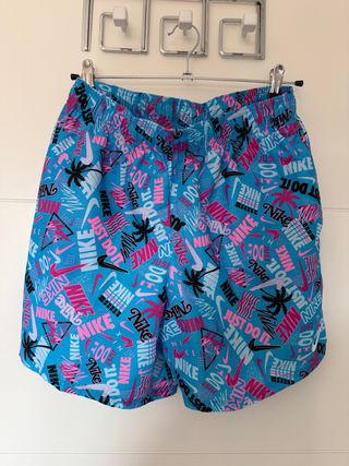 Bañador Nike Estampado Azul