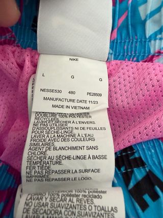 Bañador Nike Estampado Azul