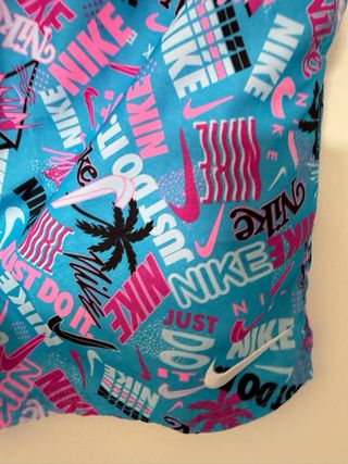 Bañador Nike Estampado Azul
