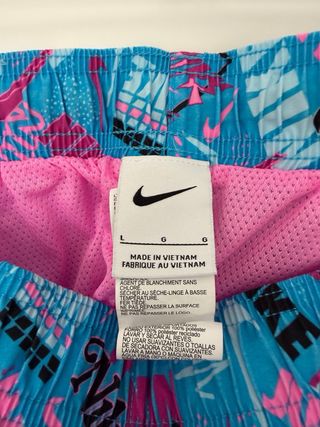 Bañador Nike Estampado Azul