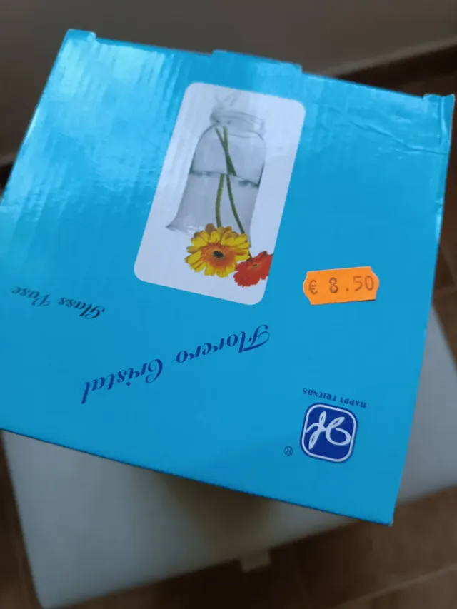 Jarrón de cristal para flores