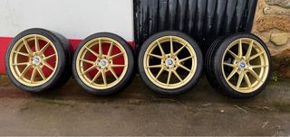 Llantas 763m doradas