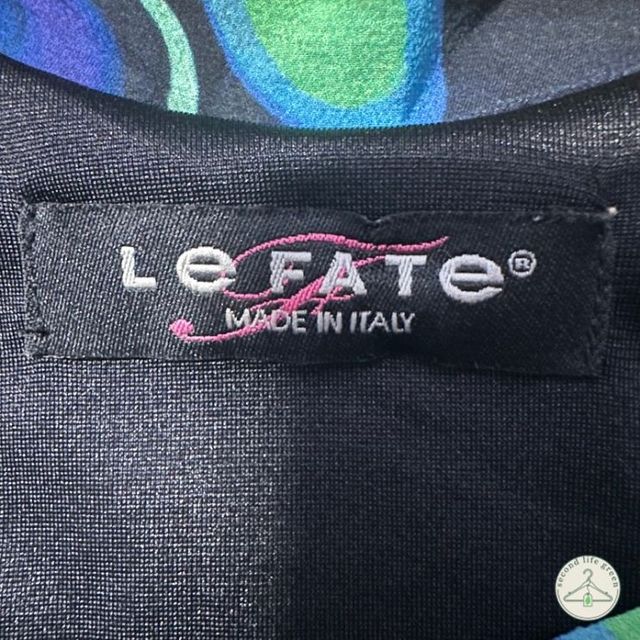 VD1.12 Vestito Le Fate in pura seta fantasia geome