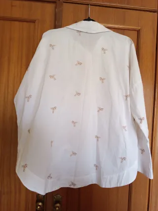 Camisa Zara Blanca Talla M