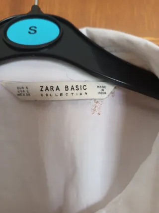 Camisa Zara Blanca Talla M