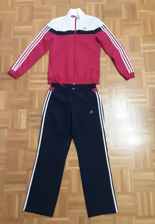 Chándal Adidas Mujer Rosa y Azul