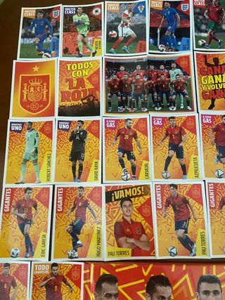 Colección completa La Roja 73 cromos +album+guia